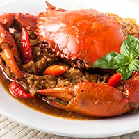 Cua sốt trứng muối