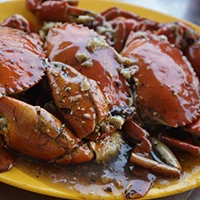 Cua sốt trứng muối